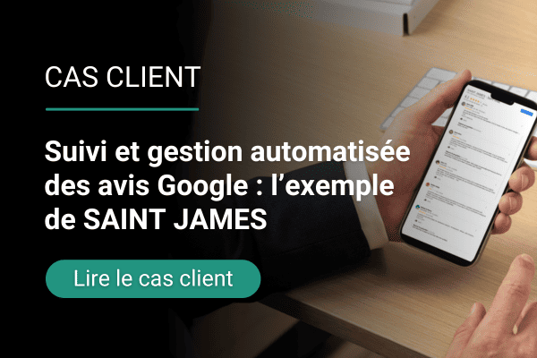 Slider cas client SAINT JAMES - Avis Google